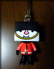 イギリス豆腐のストラップ