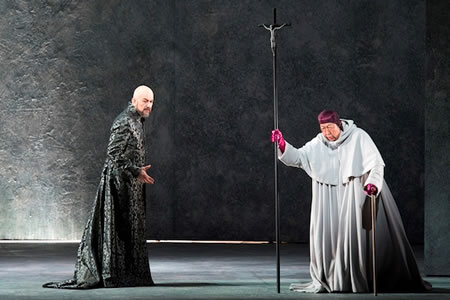 聖なる愚か者パルジファルを誘惑しようとする花の乙女たち