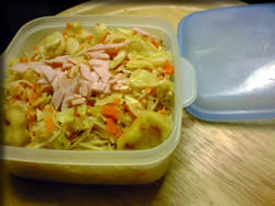 ビーフンの残り!