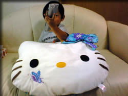 キティと戦う・・