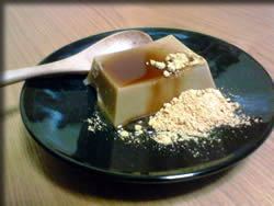 焦がしきなこ豆腐