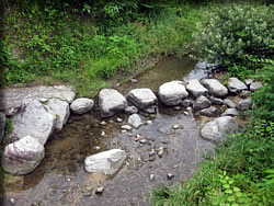 飛び石の橋