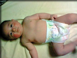 脇の下まで・・