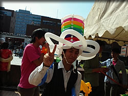 素敵な帽子の・・