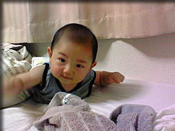 うつぶせ移動・・