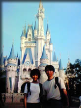 ウン年前、ディズニーランドにて