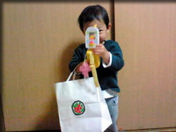 ケイタイで写真を・・