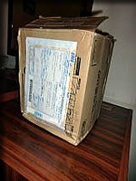 無事届いた小包 