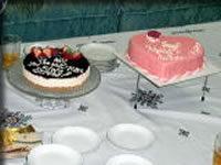 パーティのケーキ