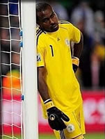 ナイジェリア・チームのキーパー