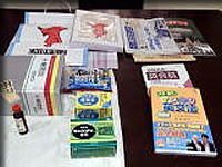 支援物資の数々