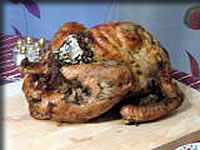 七面鳥の丸焼き