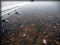 上空からのラゴスの様子