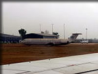 ラゴスの空港にて