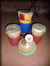 アフリカの伝統的パーカッション