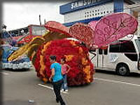 装飾された車の数々