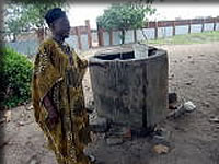 案内された井戸