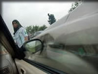 相手の女性ドライバー