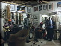 レストランでの演奏