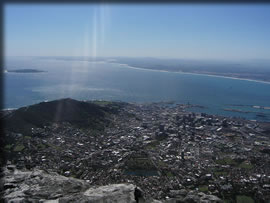 テーブルマウンテンからの眺め