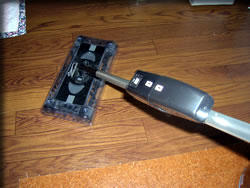 ただ今、掃除中・・