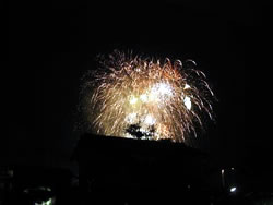 夏祭りのフィナーレ