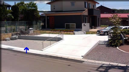 わが家の駐車場