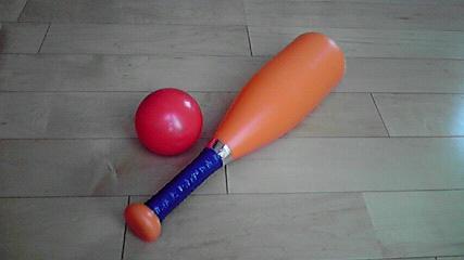 息子の野球道具