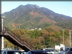 賤母あたりの山の紅葉