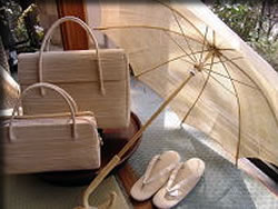 からむし織の製品