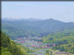 奥会津・昭和村の遠景