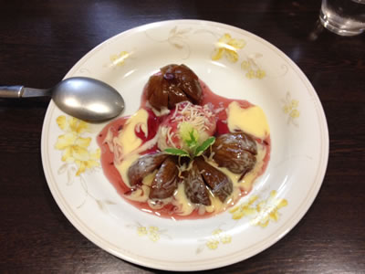 「無花果のコンポート」