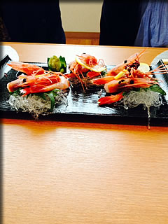 甘エビのお造り