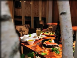 山小屋パーティ