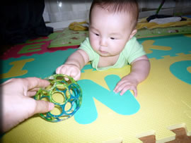 手をのばしてつかむ