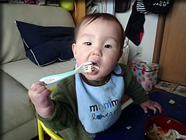 フォークも使えるように