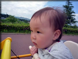 風を切るよー！