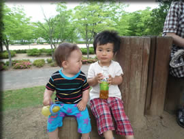 ともちびちゃんと