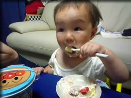 記念日のケーキ