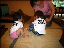 ユニフォームで