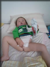 ちんちんフキフキ