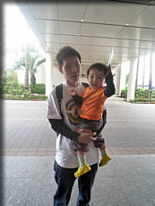 おニューのくつで