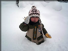 埋まっちゃった!