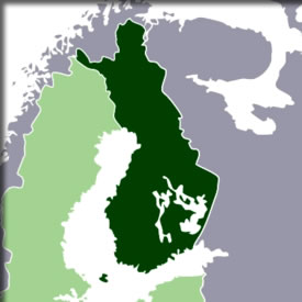 フィンランドの位置