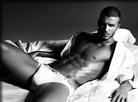 下着モデルベッカム