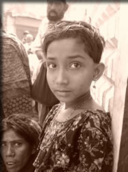 ダッカで出会った少女