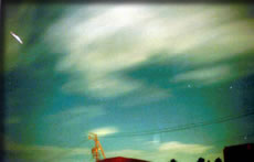 流れ星（しし座流星群）