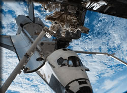 エンデバーのドッキング