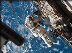 船外活動の様子