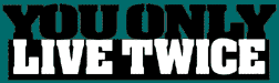 「007は二度死ぬ」のロゴ